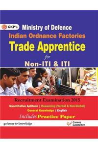 Indian Ordnance Factories (Trade Apprentice) Non-Iti and Iti (Ministry of Defence)