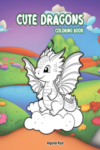 Cute Dragons Coloring Book
