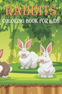 Rabbits coloring book for kids