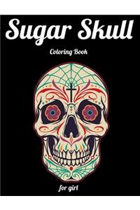 Sugar Skull Coloring Book for girl