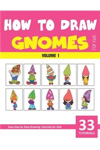 How to Draw Gnomes for Kids - Volume 1