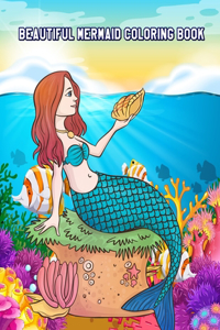 Beautiful Mermaid Coloring Book