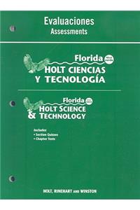 Florida Holt Ciencias y Tecnologia Evaluaciones/Florida Holt Science & Technology Assessments: Nivel Verde/Level Green