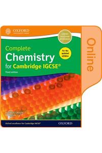 Complete Chemistry for Cambridge Igcserg Online Student Book (Third Edition)