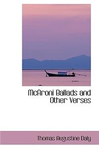 McAroni Ballads and Other Verses