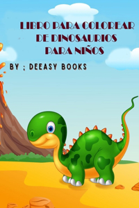Libro para colorear de dinosaurios para niños