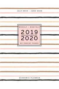 Weekly + Monthly Academic Planner July 2019 - June 2020