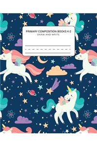 primary composition books k-2 draw and write