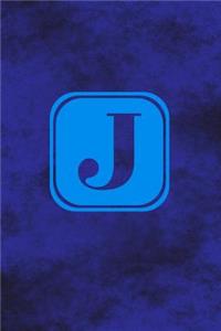 J - Single Letter Monogram Notebook