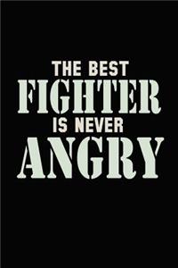 The Best Fighter Is Never Angry