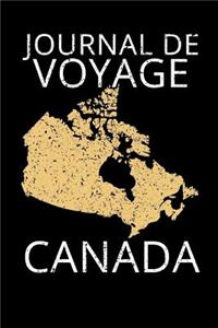 Journal de Voyage Canada: Carnet de voyage Canada - pour entrer vos expériences et souvenirs - 120 pages, grille de points - Idée cadeau pour les fans du Canada - format 6x9 