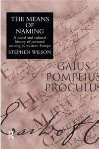 The Means Of Naming