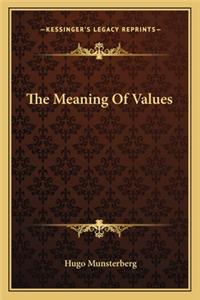 Meaning of Values