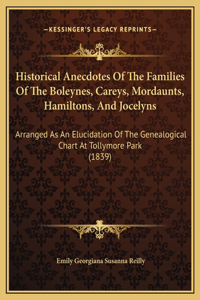 Historical Anecdotes Of The Families Of The Boleynes, Careys, Mordaunts, Hamiltons, And Jocelyns