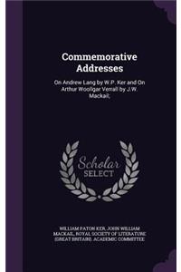 Commemorative Addresses
