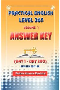 Practical English Level 365 Volume 1 Answer Key