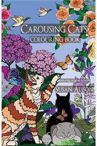Carousing Cats - A cat lover's pocket size colouring book