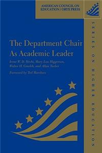 Department Chair as Academic Leader