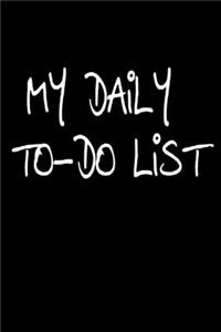 My Daily To-Do List