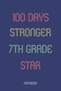 100 Days Stronger 7th Grade Star