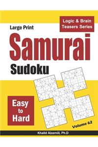 Large Print Samurai Sudoku