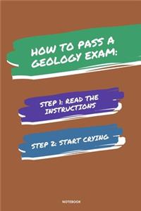 Notebook How to Pass a Geology Exam