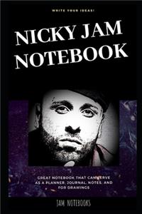Nicky Jam Notebook