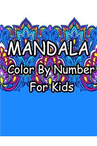 Mandala Color by Number for Kids