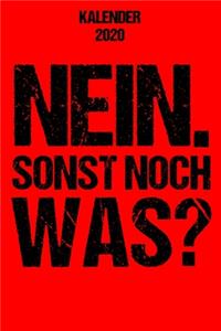 Kalender 2020 Nein Sonst Noch Was