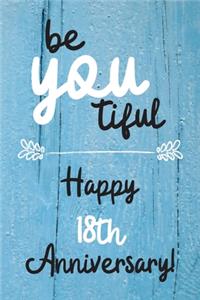 Be YOU tiful Happy 18th Anniversary
