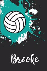 Brooke Volleyball Notebook