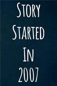 Story Started In 2007
