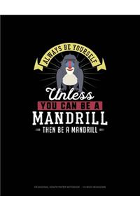 Always Be Yourself Unless You Can Be A Mandrill Then Be A Mandrill