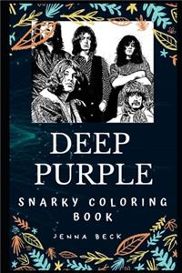 Deep Purple Snarky Coloring Book