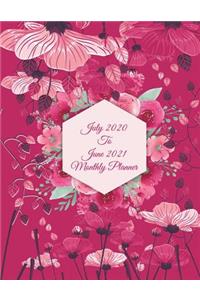 July 2020 To June 2021 Monthly Planner