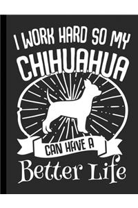 I Work Hard So My Chihuahua Can Have A Better Life
