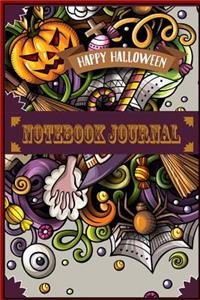 Happy Halloween Notebook Journal