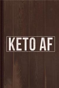 Keto AF Journal Notebook