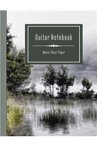 Guitar Notebook - Music Sheet Paper