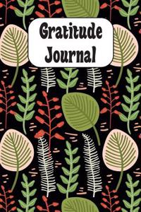 Gratitude Journal: 100 Days of Thankfulness - A Gratitude Journal for Daily Reflections to Discover What Truly Matters to You with One Simple Prompt: Today I Am Grateful for (Botanical Flowers Black Cover)