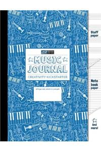 Music Journal and Creativity Kickstarter (Blue)