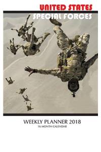 United States Special Forces Weekly Planner 2018