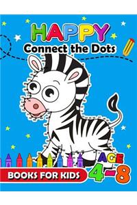 Happy Connect the Dots Books for Kids age 4-8