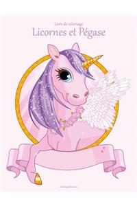 Livre de coloriage Licornes et Pégase 1