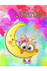 Lilianna: Personalized Book with Name, Journal, Notebook, Diary, 105 Lined Pages, 8 1/2" x 11"