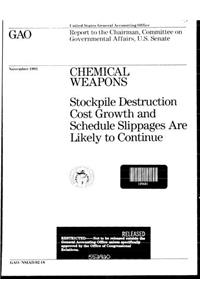 Chemical Weapons: Stockpile Destruction Cost Growth and Schedule Slippages Are Likely to Continue