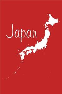 Japan - Red 101 - Lined Notebook with Margins - 6X9