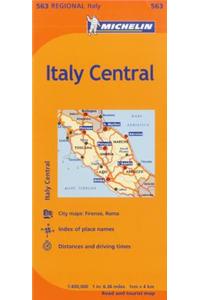 Michelin Italy: Central Map 563