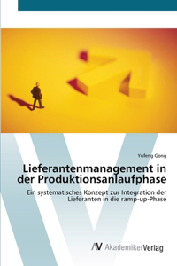 Lieferantenmanagement in der Produktionsanlaufphase