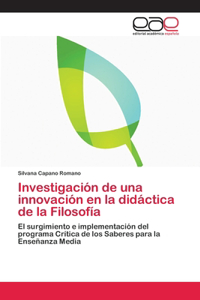 Investigación de una innovación en la didáctica de la Filosofía